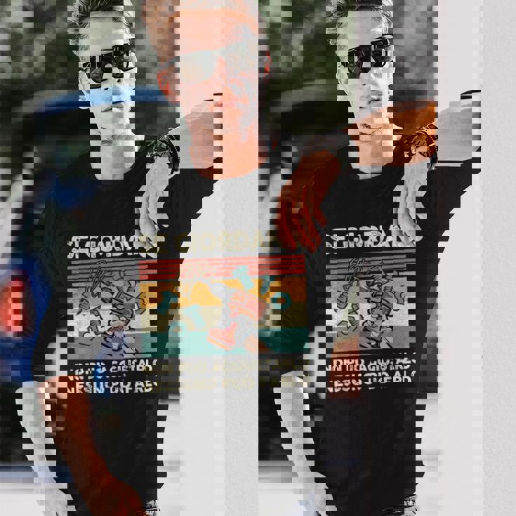 ジョルダーノが修正できない場合、誰もできないのです。 長袖Tシャツ 彼への贈り物