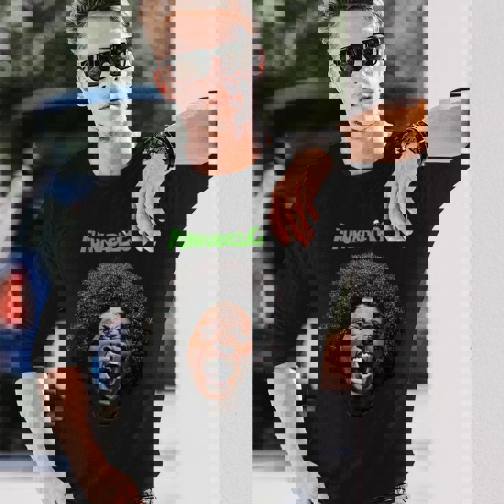 ジョージ・クリントン ファンカデリック・マゴット・ブレイン 長袖Tシャツ 彼への贈り物