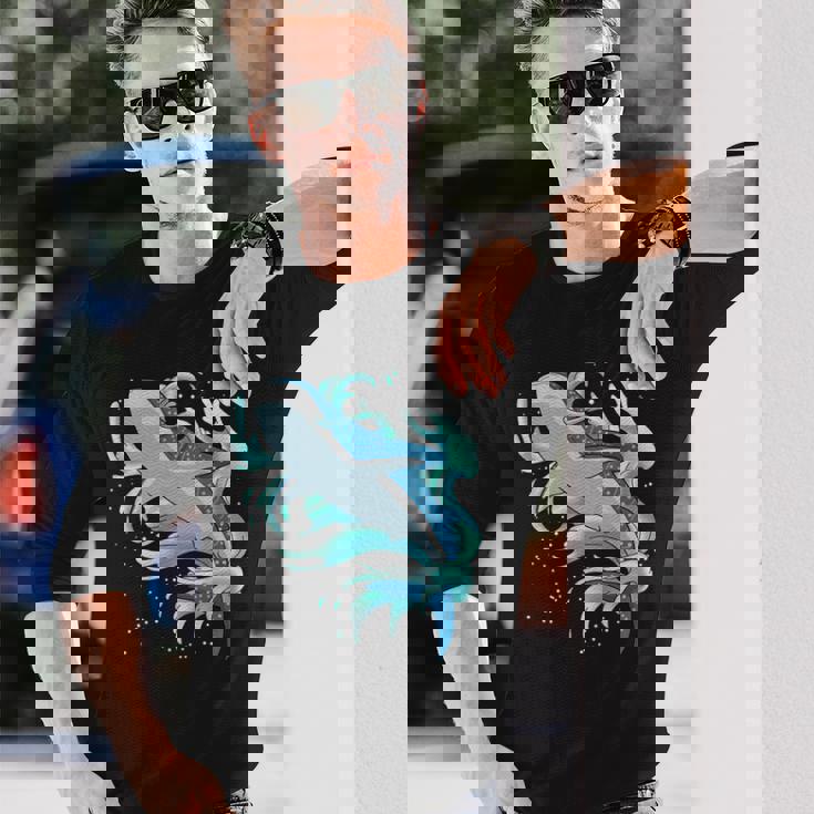 ジンベイザメシャツボーイズジンベイザメギフトガールズスキューバダイビング 長袖Tシャツ 彼への贈り物