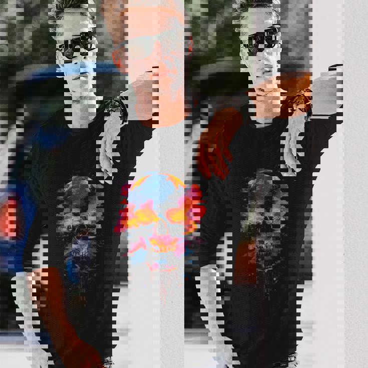 スカル 長袖Tシャツ 彼への贈り物