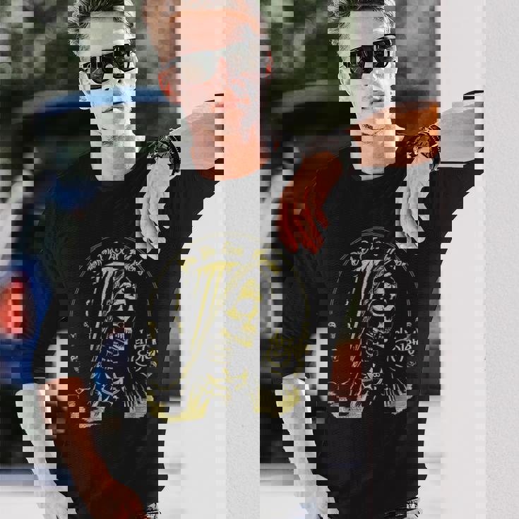 スカルサンタムエルテエルジェフェ 長袖Tシャツ 彼への贈り物