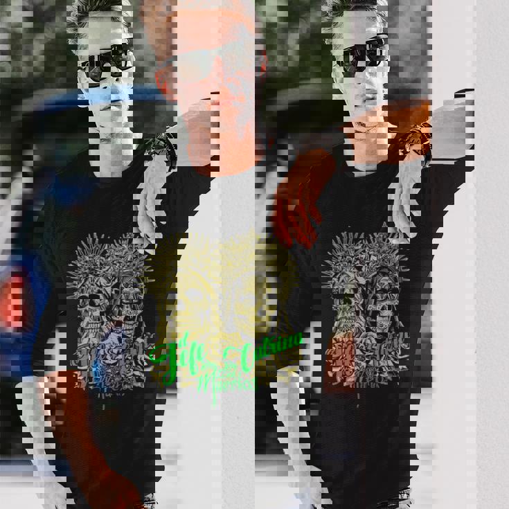 スカルサンタムエルテエルジェフェカトリーナ 長袖Tシャツ 彼への贈り物