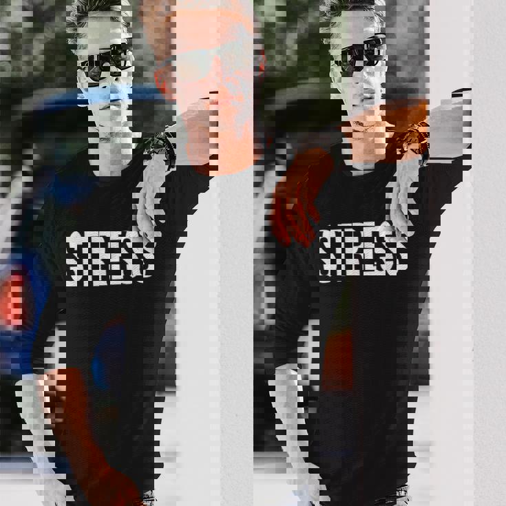 ストレス 長袖Tシャツ 彼への贈り物