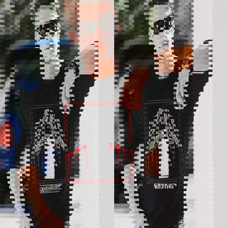 ストレンジャー・シングス クラシック ホラー サイキックパワー イレブン アイコン 長袖Tシャツ 彼への贈り物