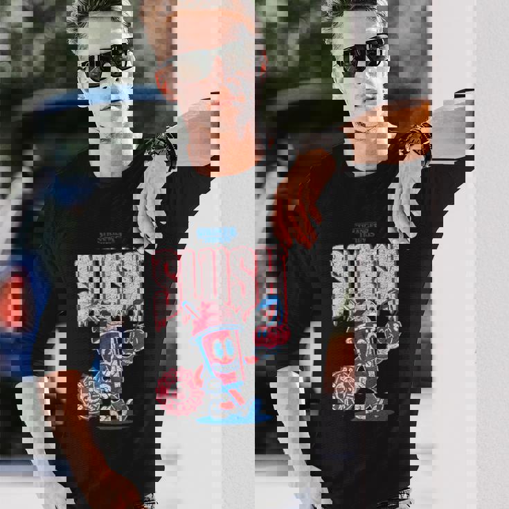 ストレンジャー・シングス スクープ アホイ プロモ スラッシュ チェリー ヴィンテージ 80年代 長袖Tシャツ 彼への贈り物