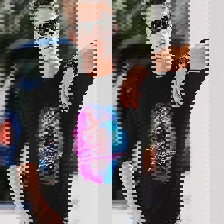 ストレンジャー・シングス スティーブ・ハリントン ベビーシッター 斧 80年代 レトロ 長袖Tシャツ 彼への贈り物