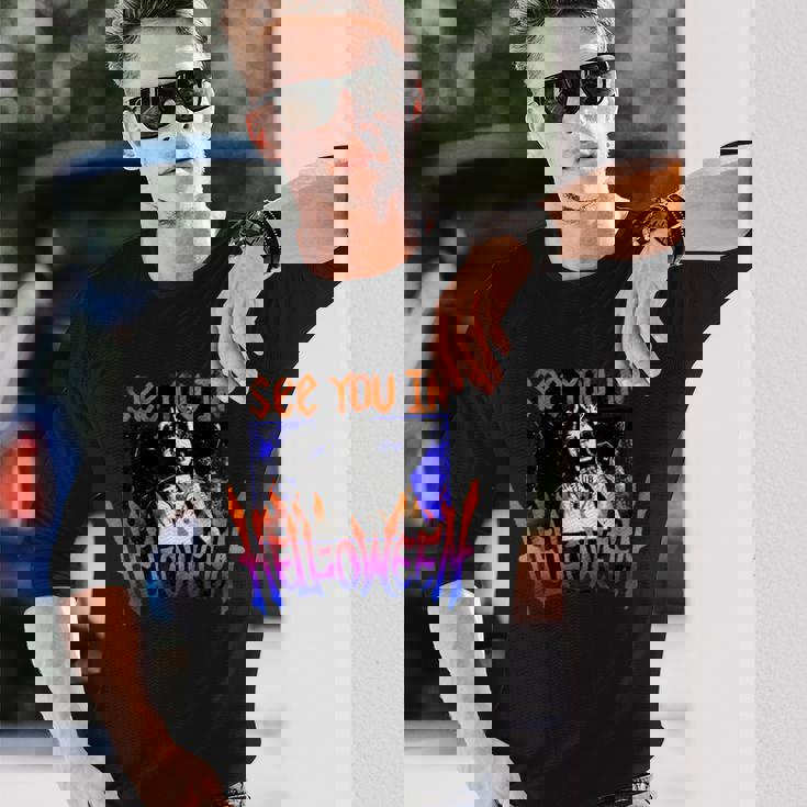 ストレンジャー・シングス ヘルファイア クラブ ハロウィン ロックンロール 楽しいパーティー 長袖Tシャツ 彼への贈り物