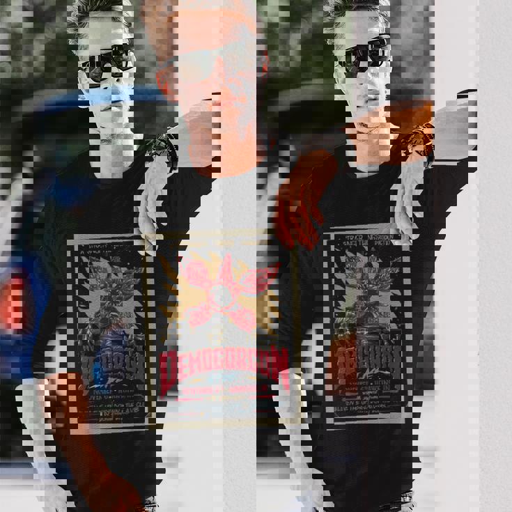 ストレンジャー・シングス ポスター Demogorgon Live Fan Memorabilia 長袖Tシャツ 彼への贈り物