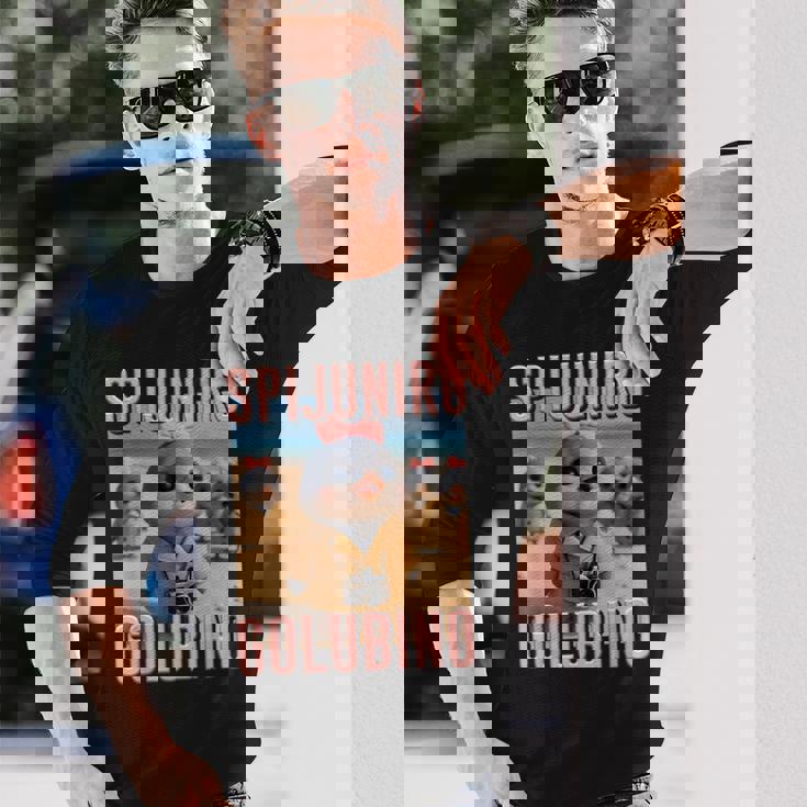 スピジュニロ ゴルビーノ イタリアン ブレイン モンスター Ai キッズ 長袖Tシャツ 彼への贈り物