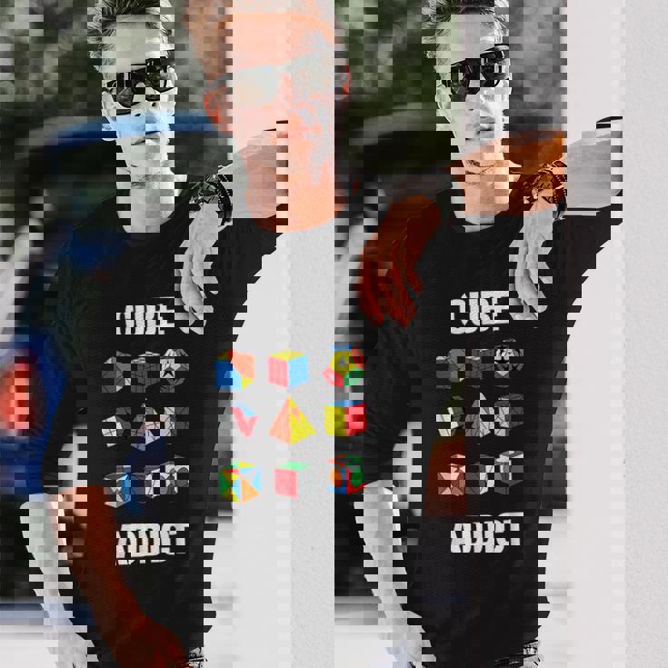 スピードキューブパズル キューバーキューブ キッズ 長袖Tシャツ 彼への贈り物