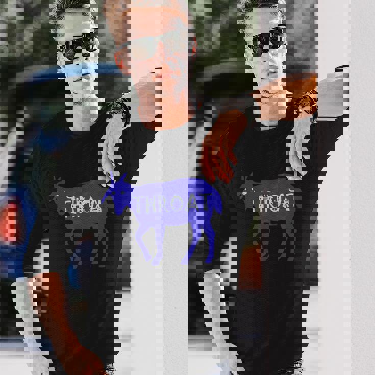 スロートヤギ 長袖Tシャツ 彼への贈り物