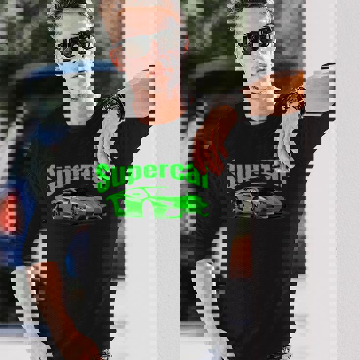 スー スポーツカー マッスルカー レースカー 長袖Tシャツ 彼への贈り物