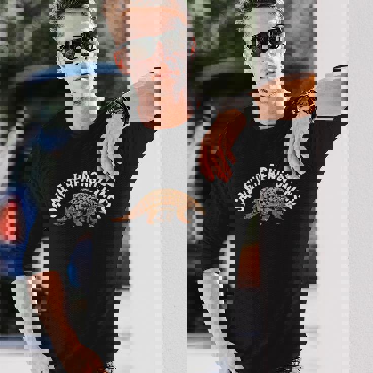 セイヴ・ザ・パンゴリン野生動物園 長袖Tシャツ 彼への贈り物