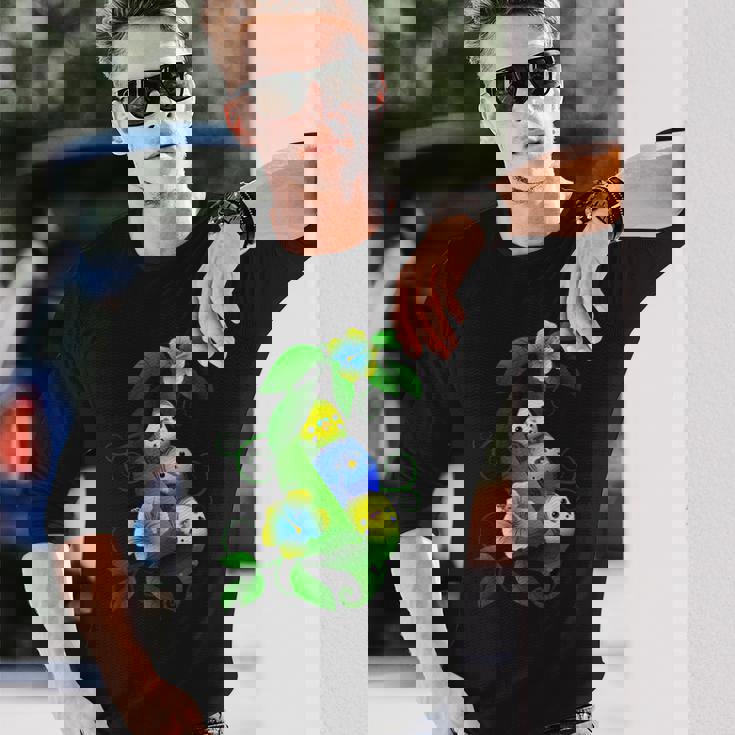 セキセイインコの赤ちゃん 長袖Tシャツ 彼への贈り物