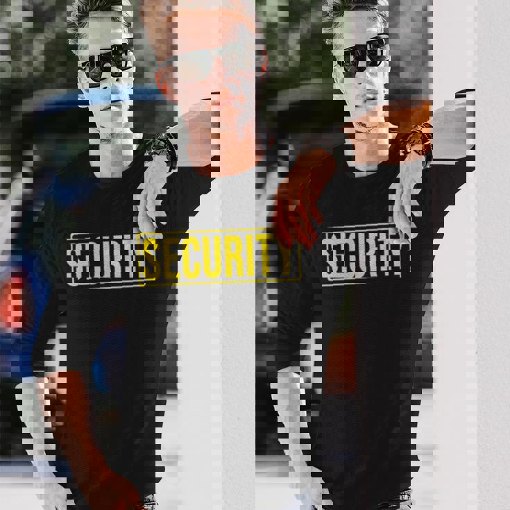 セキュリティ イベント スタッフ紛失防止ガード 保護 長袖Tシャツ 彼への贈り物