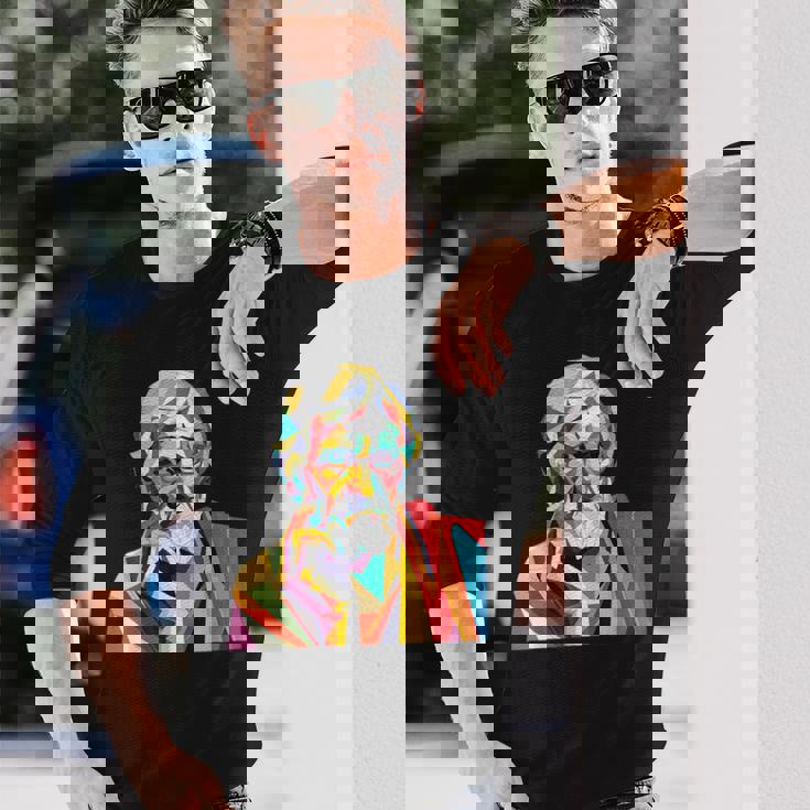 セネカ 若い表現主義 長袖Tシャツ 彼への贈り物