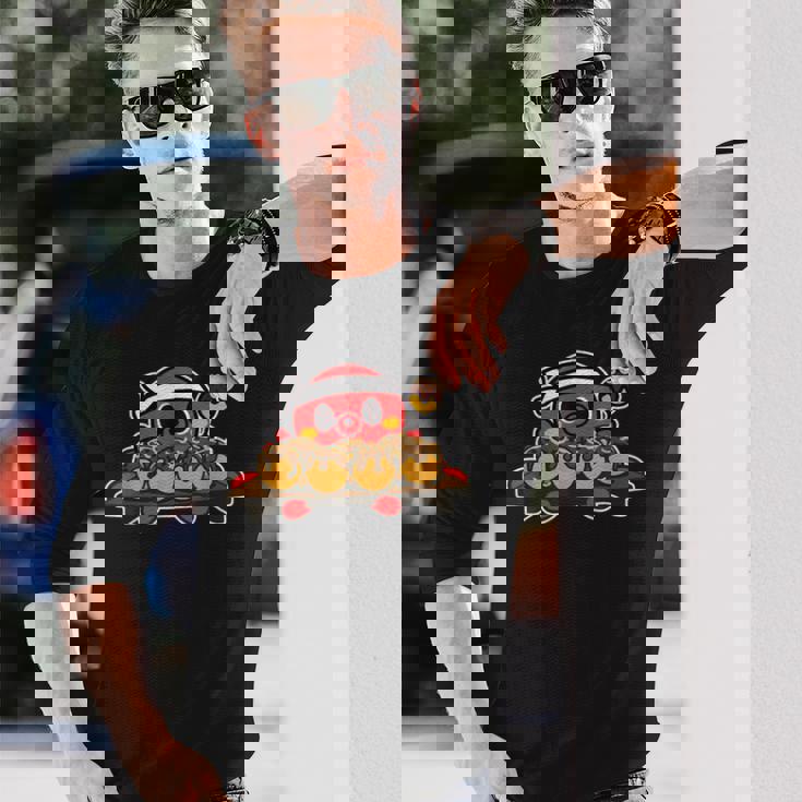 タコ料理日本たこ焼きtシャツ 長袖Tシャツ 彼への贈り物