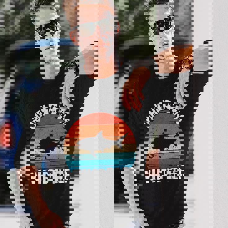 ダンクルオステウス ウィスパラー デボン紀の海の怪物 古生物学 長袖Tシャツ 彼への贈り物