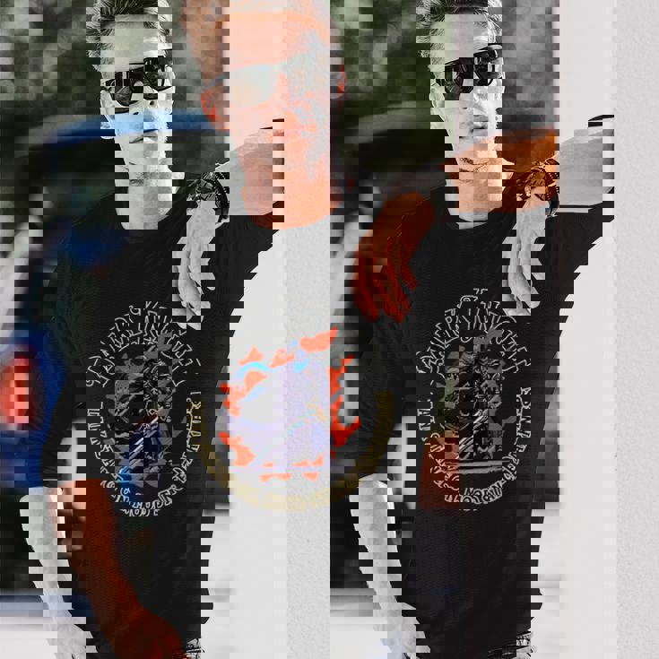 ダークナイト タンクスタンスオン ムードスタンス ダークネス Mmorpg 長袖Tシャツ 彼への贈り物