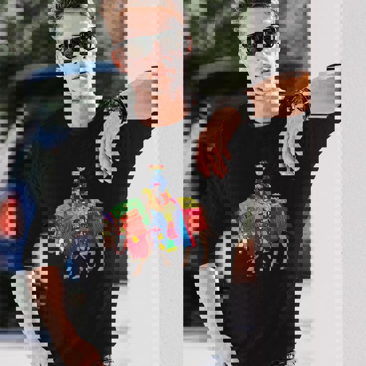 チャグチャグ馬コ 集合 長袖Tシャツ 彼への贈り物