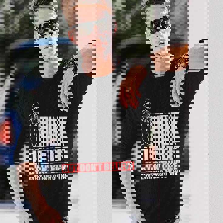 チャップリン Think Different 長袖Tシャツ 彼への贈り物