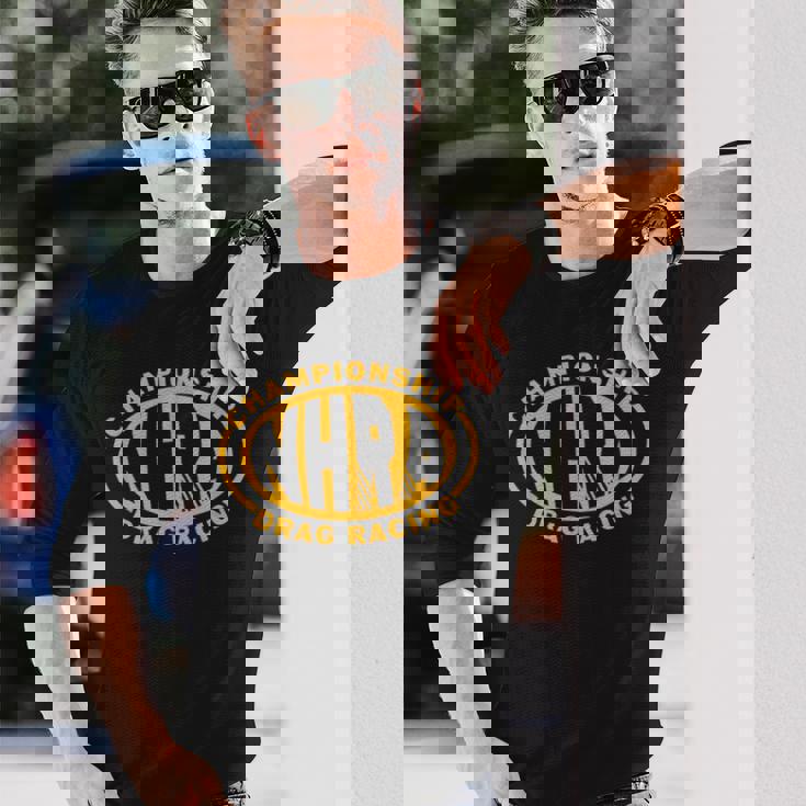 チャンピオンシップ Nhra ドラッグレーシング Raceday ドラッグレーサー 長袖Tシャツ 彼への贈り物