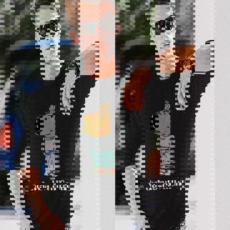 チル・ガイ・ドッグ・ティー・ファニー・チル・ガイ・ミーム 長袖Tシャツ 彼への贈り物