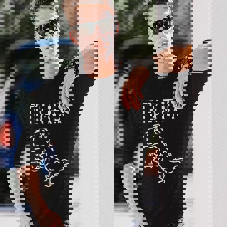 ティーレックス ファニーt-Rex ティラノサウルス 恐竜 長袖Tシャツ 彼への贈り物