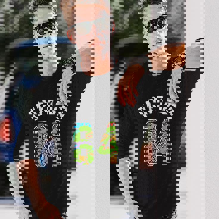 ティーンエイジ・ミュータント・ニンジャ・タートルズ 84フィート グループコラージュ 長袖Tシャツ 彼への贈り物