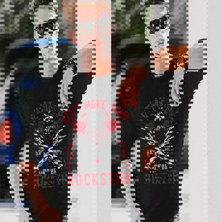 デビルロック パンク ハードロック ヘビーメタル スカート 長袖Tシャツ 彼への贈り物