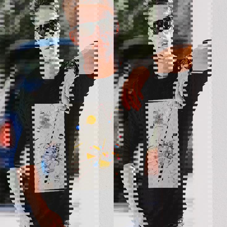 デリケートテンション-カンディンスキー 長袖Tシャツ 彼への贈り物