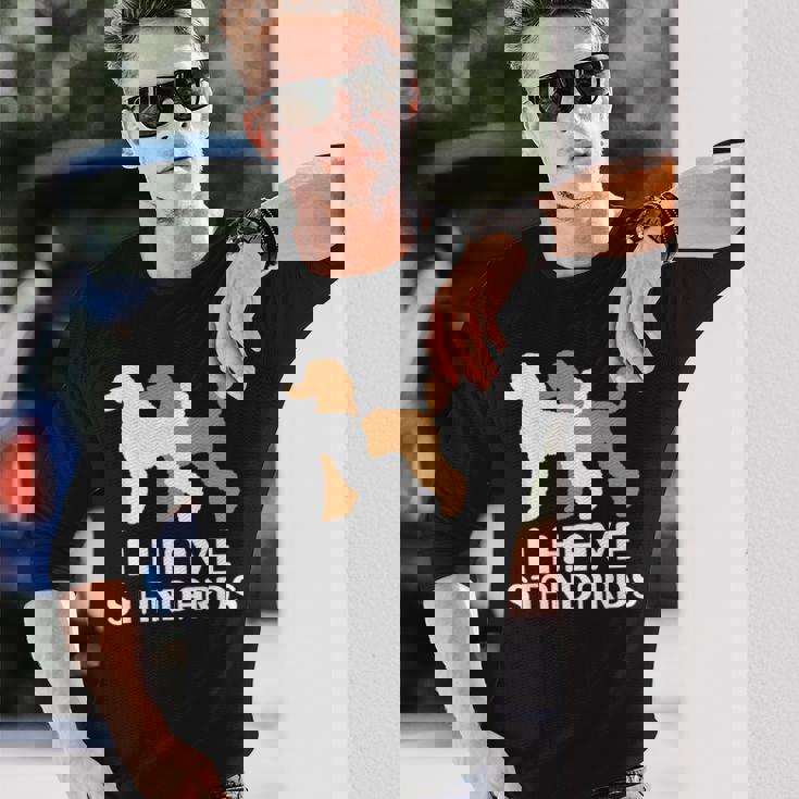 トイプードル I Havetandard プードル 長袖Tシャツ 彼への贈り物