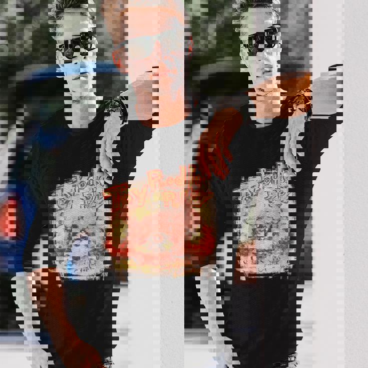 トイプードル かわいい いぬ 子犬 ペット おもしろ 動物 アート イラスト 長袖Tシャツ 彼への贈り物