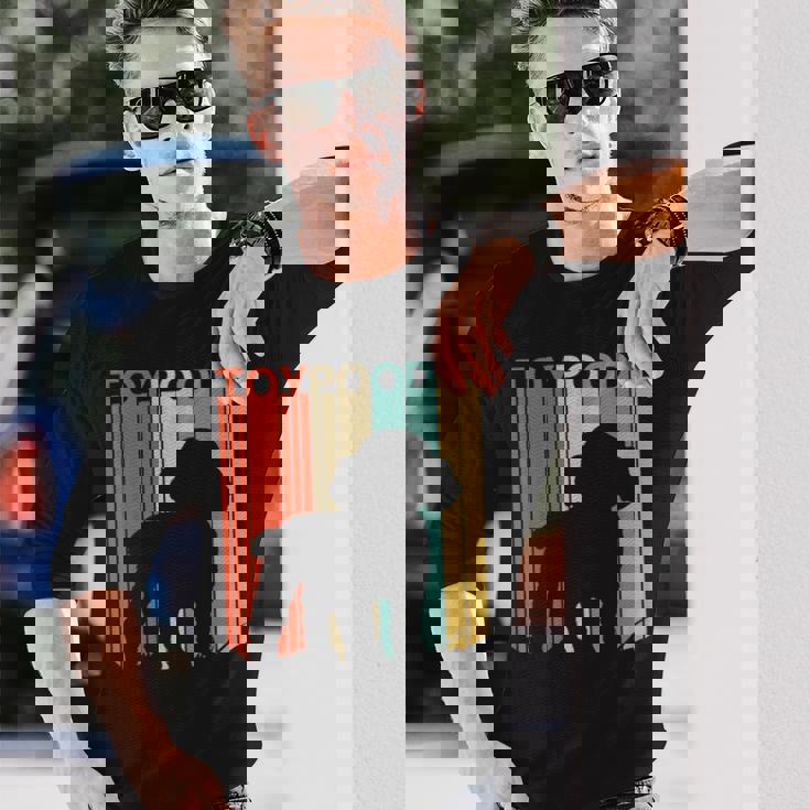 トイプードル犬 長袖Tシャツ 彼への贈り物