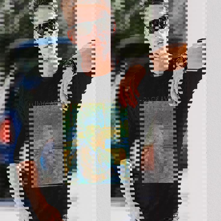 トゥールーズ・ロートレック フィンセント・ファン・ゴッホの肖像 長袖Tシャツ 彼への贈り物