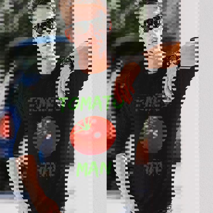 トマトマン 長袖Tシャツ 彼への贈り物