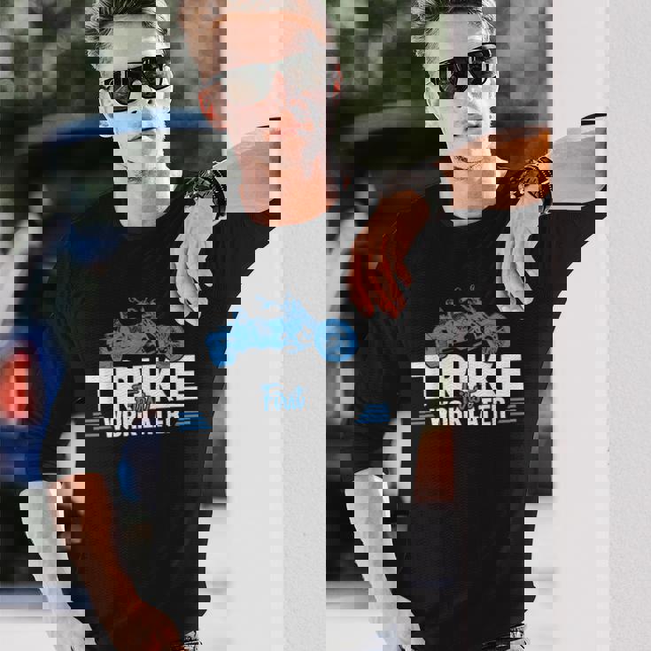 トライクファーストワーク後期三輪トライクバイクトライカートライクトライク 長袖Tシャツ 彼への贈り物