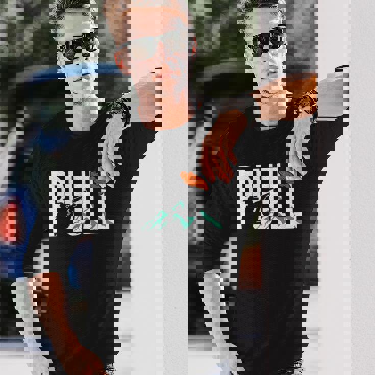 トラップ射撃 クレイピジョン射撃射撃インストラクター 長袖Tシャツ 彼への贈り物