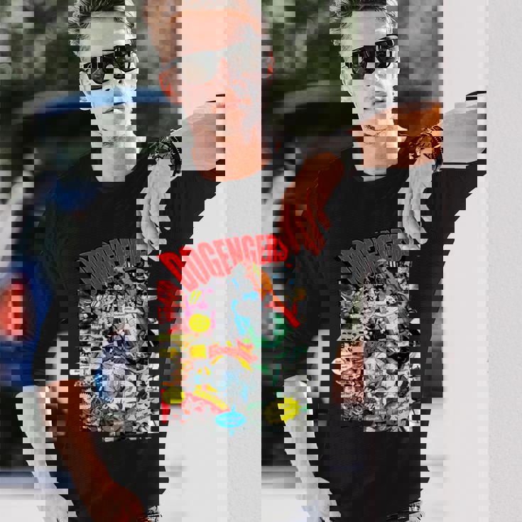 ドゲンジャーズ コミック風 長袖Tシャツ 彼への贈り物