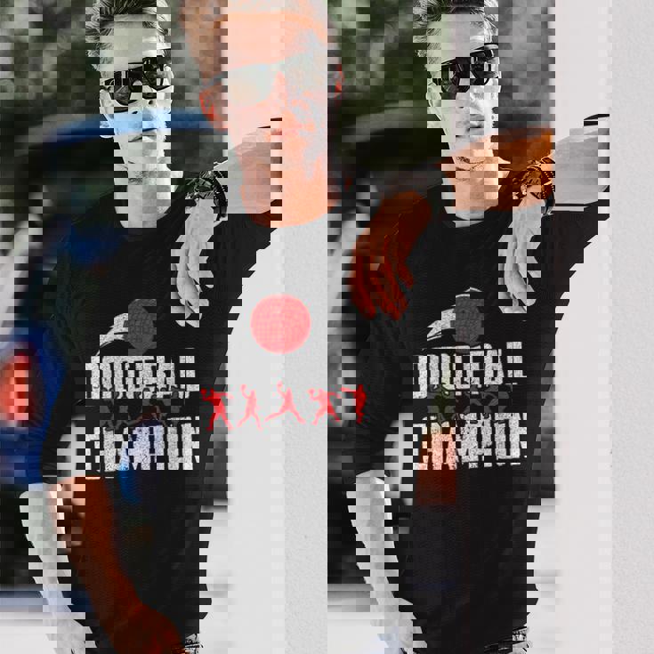 ドッジボール選手権 ドッジボール選手 I ドッジボール 長袖Tシャツ 彼への贈り物