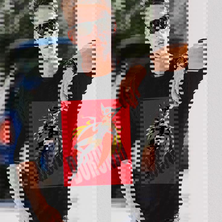 ドロンジョデザインb 長袖Tシャツ 彼への贈り物