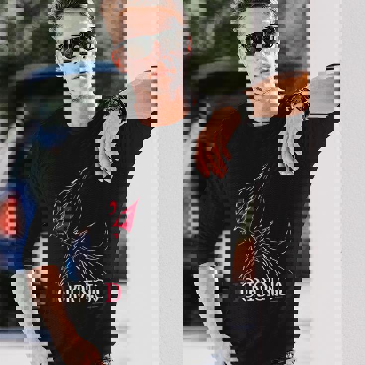 ドロンジョデザインm ブラック 長袖Tシャツ 彼への贈り物