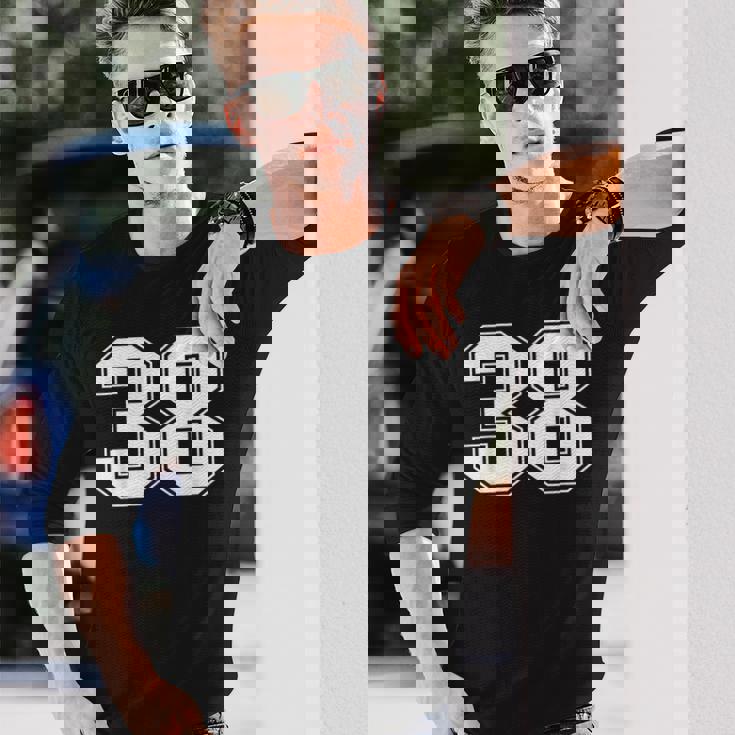 ナンバー38 スポーツ ナンバープレイヤー ナンバー38 長袖Tシャツ 彼への贈り物