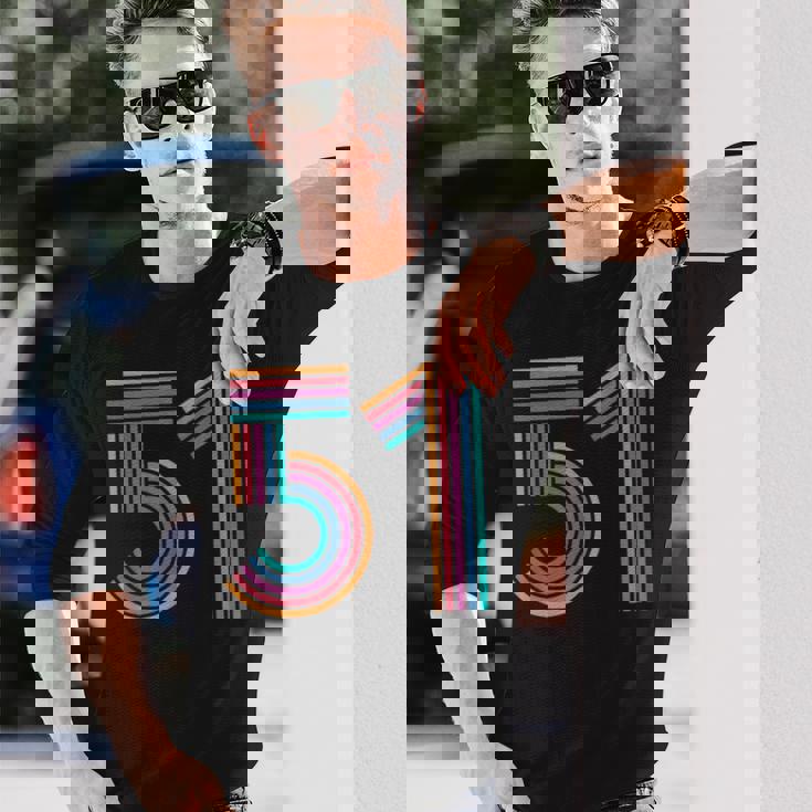 ナンバー51 Fifty-One Anniversary 男女 51歳の誕生日 長袖Tシャツ 彼への贈り物