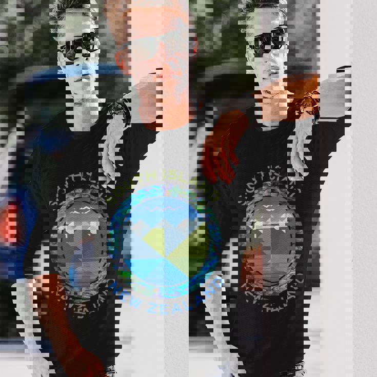 ニュージーランド キウイ サウス アイランド Fiordand 長袖Tシャツ 彼への贈り物