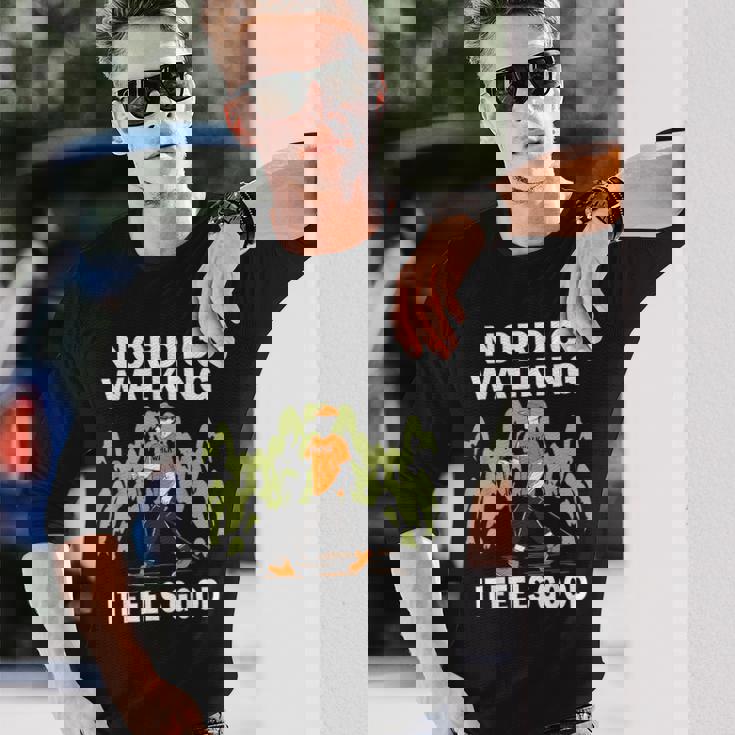 ノルディック ウォーキング ランニング スポーツ ハイキング フィットネス ウォーキング ランニング 長袖Tシャツ 彼への贈り物