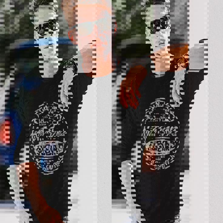 ノースショア ロングボード サーフ競技 ハレイワ ハワイ 長袖Tシャツ 彼への贈り物