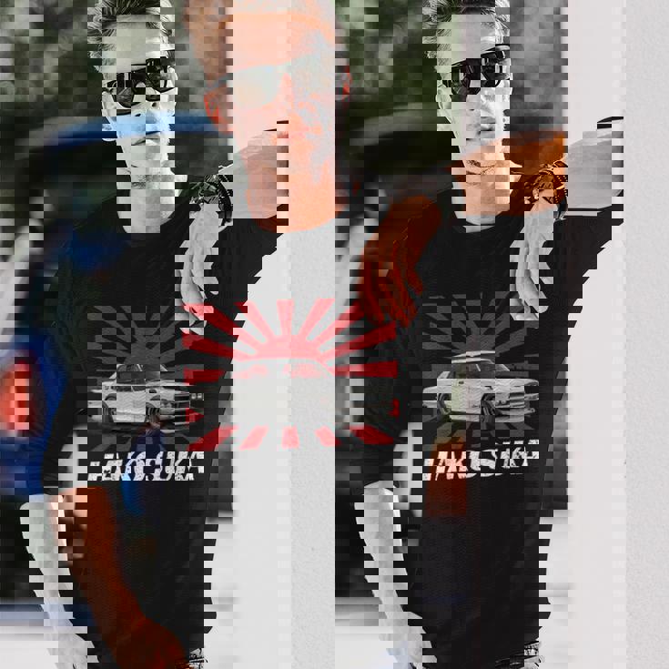 ハコスカ クラシック Jdm レーシングシャツ 長袖Tシャツ 彼への贈り物