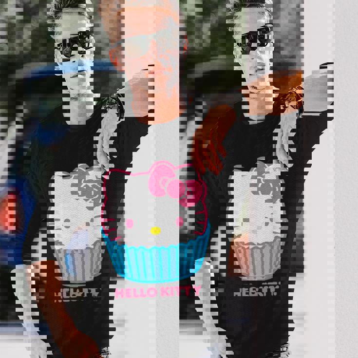 ハローキティ Usデザイン カップケーキ 長袖Tシャツ 彼への贈り物