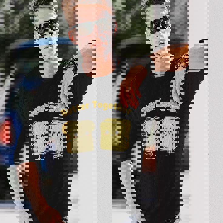 バター・トゥゲザー 長袖Tシャツ 彼への贈り物